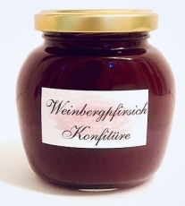 Weinbergpfirsich-Konfitüre